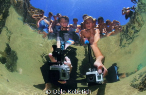 this is what the tide pool creatures see when you stick a... by Dale Kobetich 